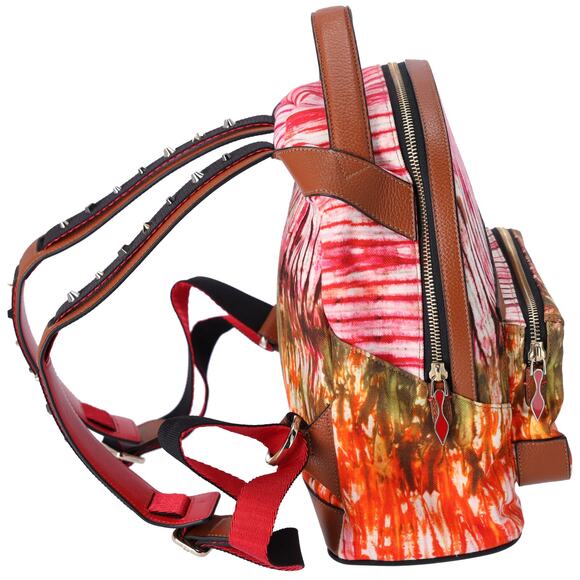 Christian Louboutin Backloubi Small Backpack Printed Canvas Multicolor - Picture 5 of 8